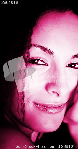 Image of Beautiful girl face