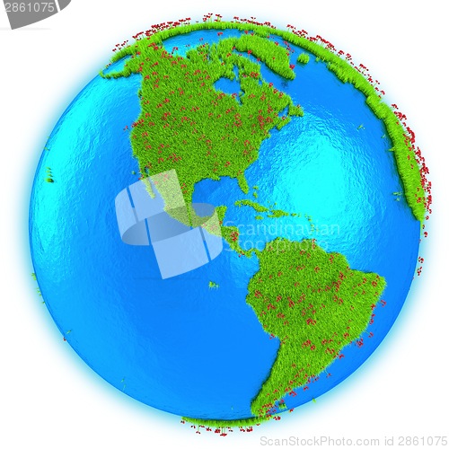 Image of Americas on Earth