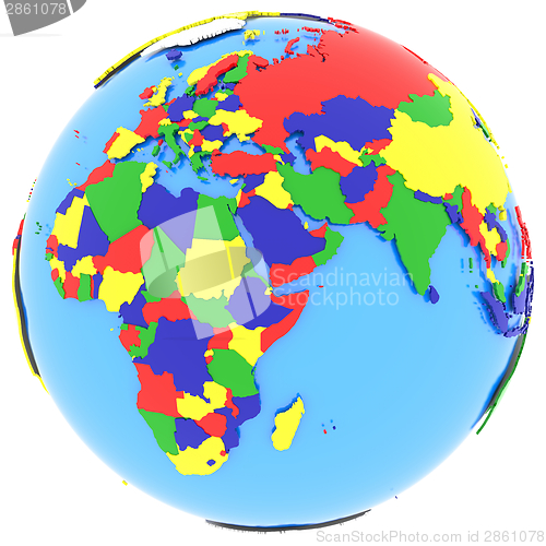 Image of Eastern Hemisphere on Earth