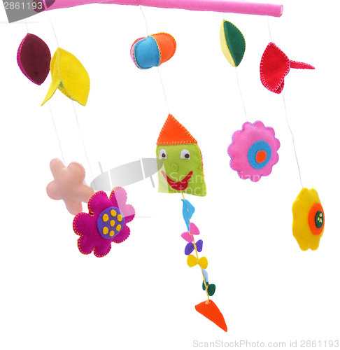 Image of Kite and flowers