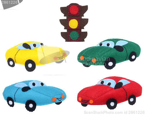 Image of Cars and Traffic light