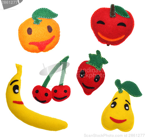 Image of Felt toys fruits