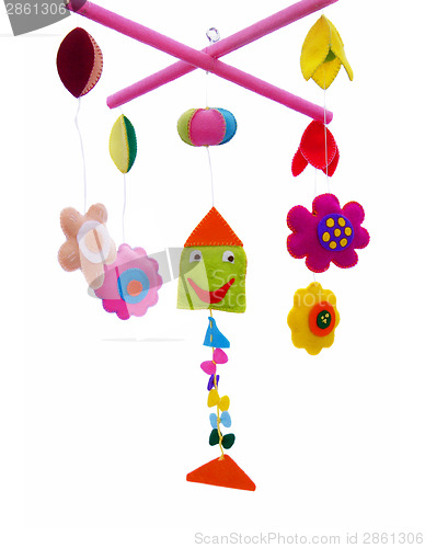 Image of Kite and flowers