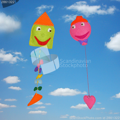 Image of Kite and balloon
