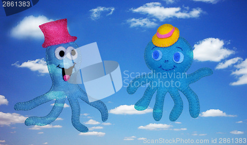 Image of Octopus in the sky - kids toys