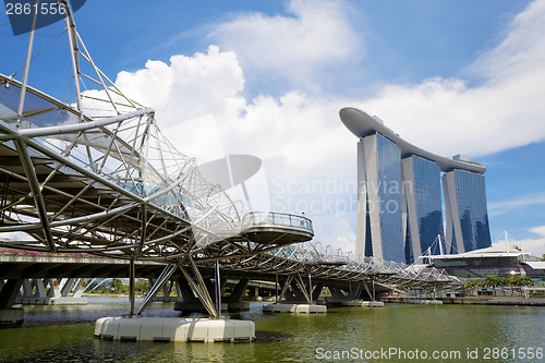 Image of Singapore city skyline