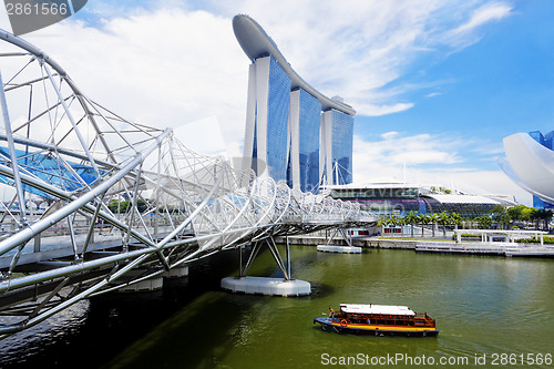 Image of Singapore city skyline