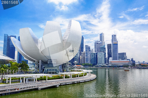 Image of Singapore city skyline