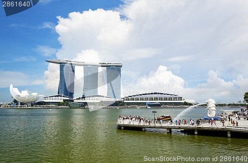 Image of Singapore city skyline