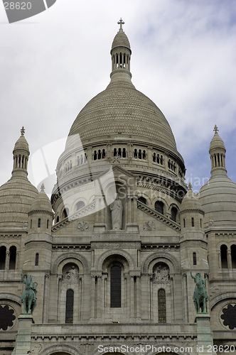 Image of Sacre-coeur, montmartre, paris, france