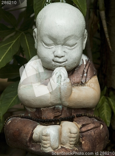 Image of Praying child sculpture