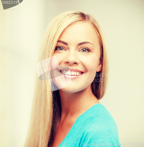 Image of happy and smiling woman