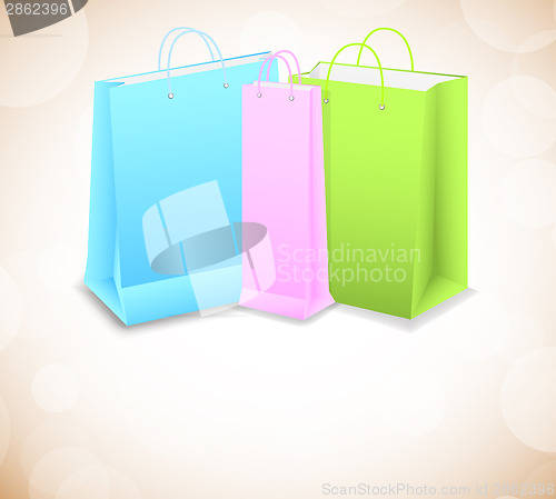 Image of Background with shopping bags