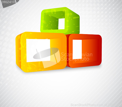 Image of Background with 3d element