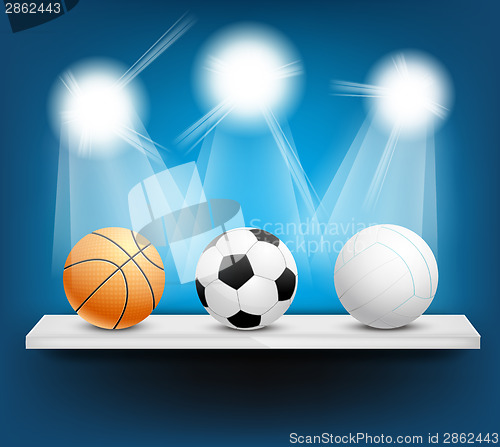 Image of Background with balls
