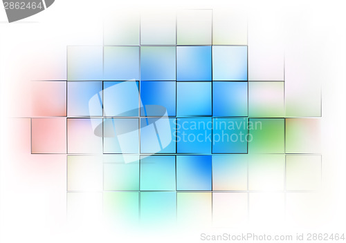 Image of Abstract background with colorful squares