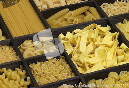 Image of various noodles