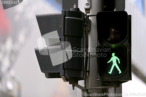 Image of Pedestian Stop and go Sign