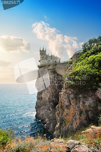 Image of Rocks in sea