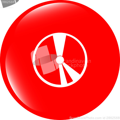 Image of cd disk web icon button