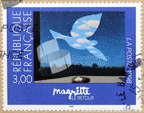 Image of Rene Magritte Stamp