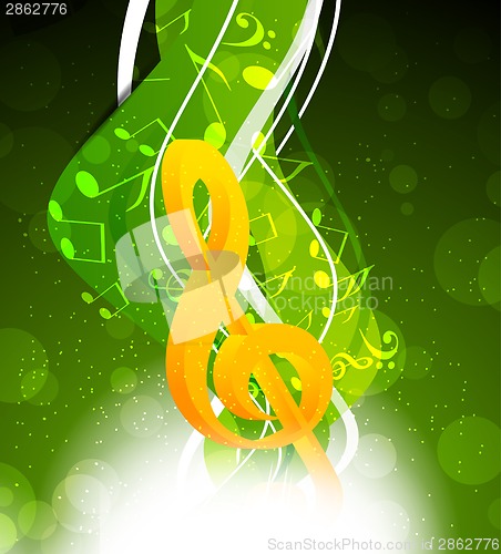 Image of Background with g-clef