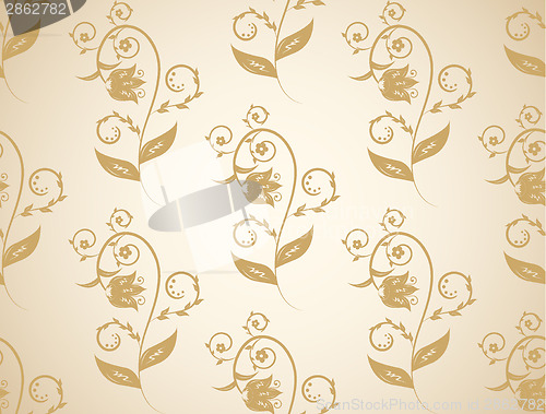 Image of Seamless floral background