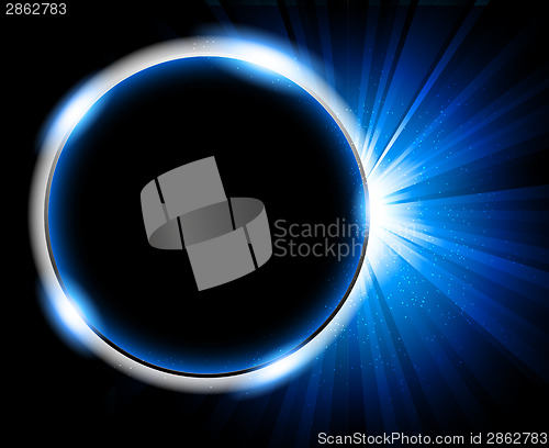 Image of Bright blue background