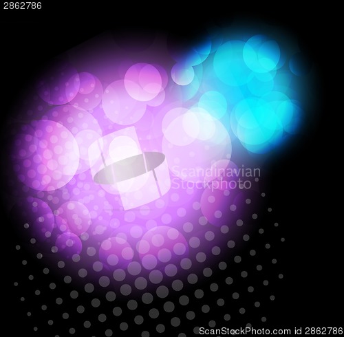 Image of Background with glitter circles