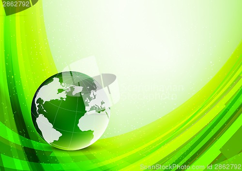 Image of Bright green background