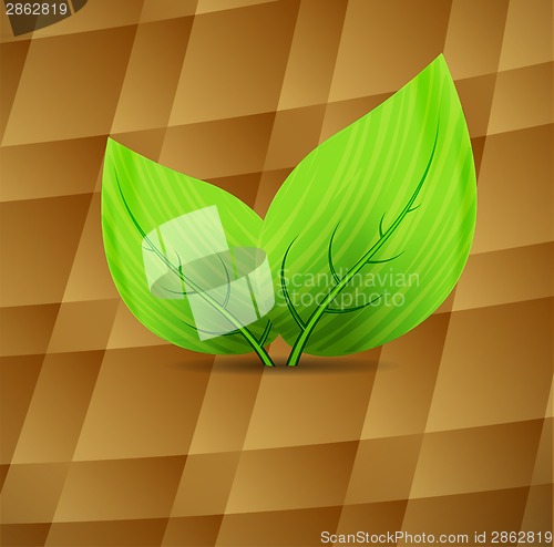 Image of Background with leaves