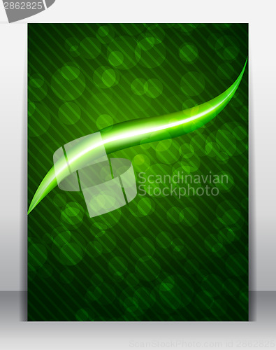 Image of Bright green poster