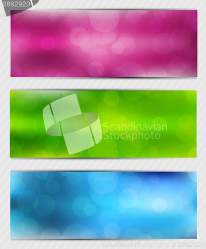Image of Set of banners