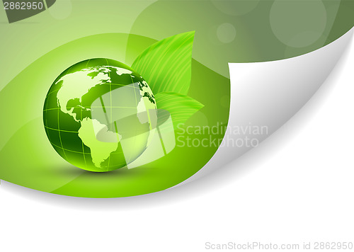 Image of Abstract background with globe