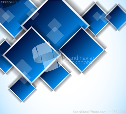 Image of Background with blue squares