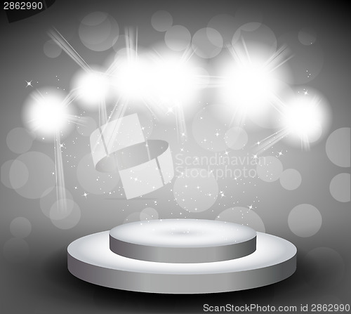 Image of Background with stage and light