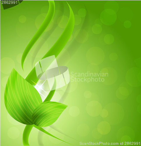 Image of Abstract green design