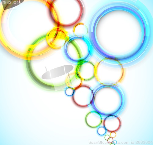 Image of Background with colorful circles