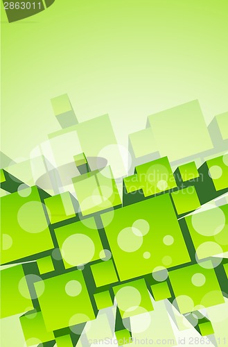 Image of Tech background with 3d element