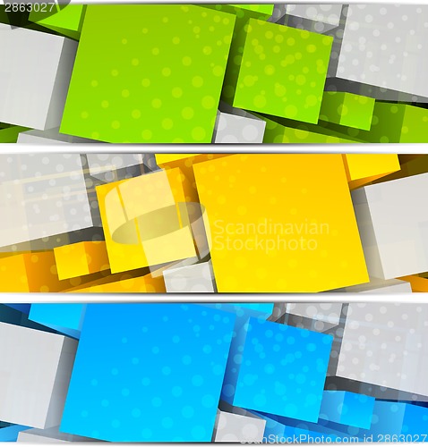 Image of Set of banners
