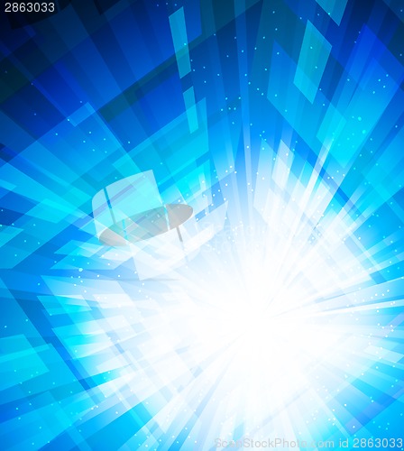 Image of Bright blue background