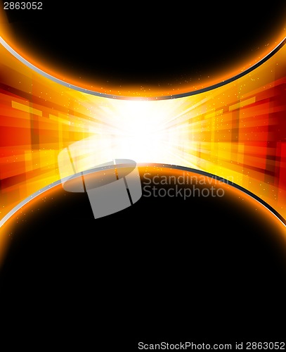 Image of Bright orange background