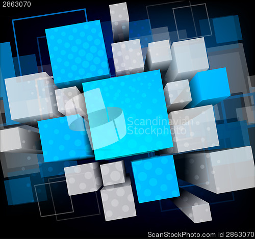 Image of Background with cubes