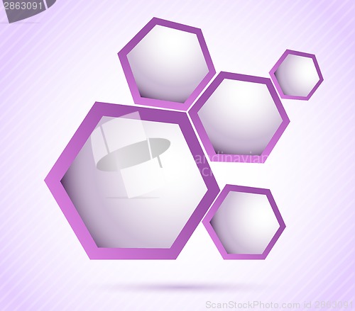 Image of Background with hexagons