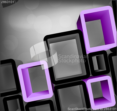 Image of Background with cubes