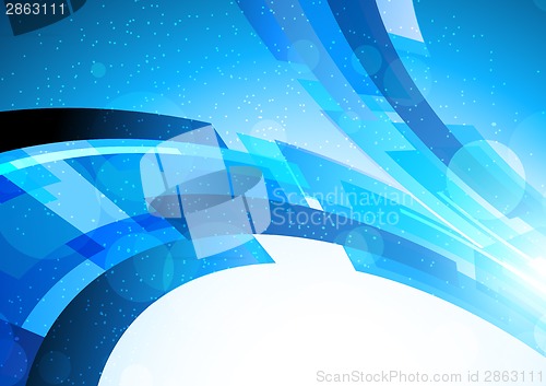 Image of Bright blue background