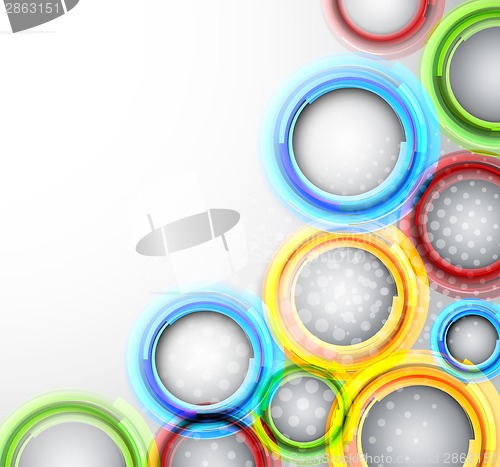 Image of Background with colorful circles