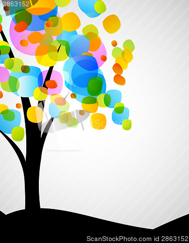 Image of Background with tree