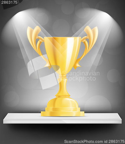 Image of Background with gold cup