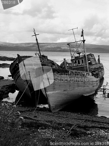 Image of Abandoned boats